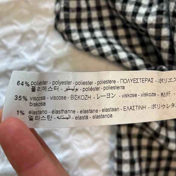 Zara Kids Textured Gingham Jumpsuit - Picture 6 of 10